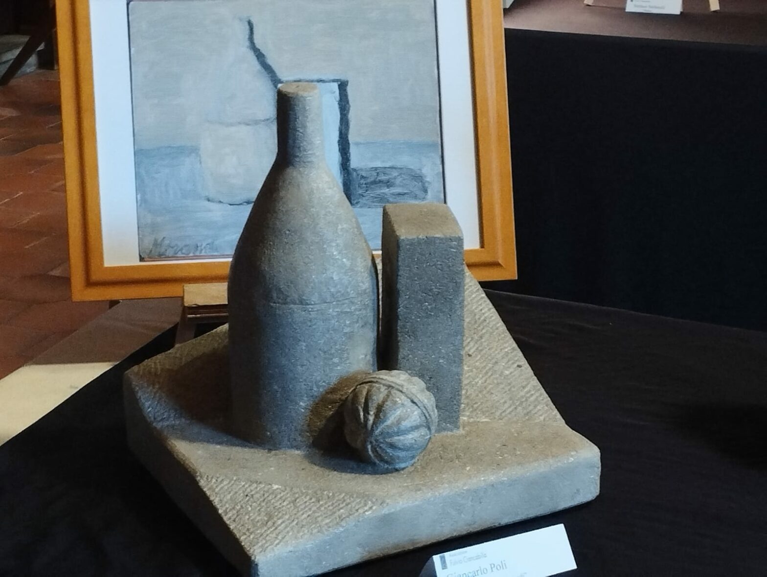 25-07-2025 | Le sculture della Bottega degli Scalpellini nella mostra “D’après Giorgio Morandi” ai Fienili del Campiaro dal 25 Luglio al 3 Agosto